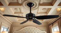 luxury bedroom ceiling fans