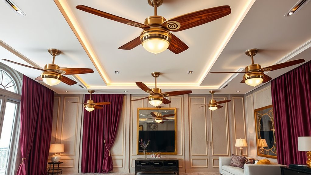 luxury custom ceiling fans