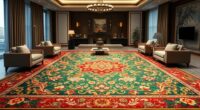 luxury hand knotted silk rugs