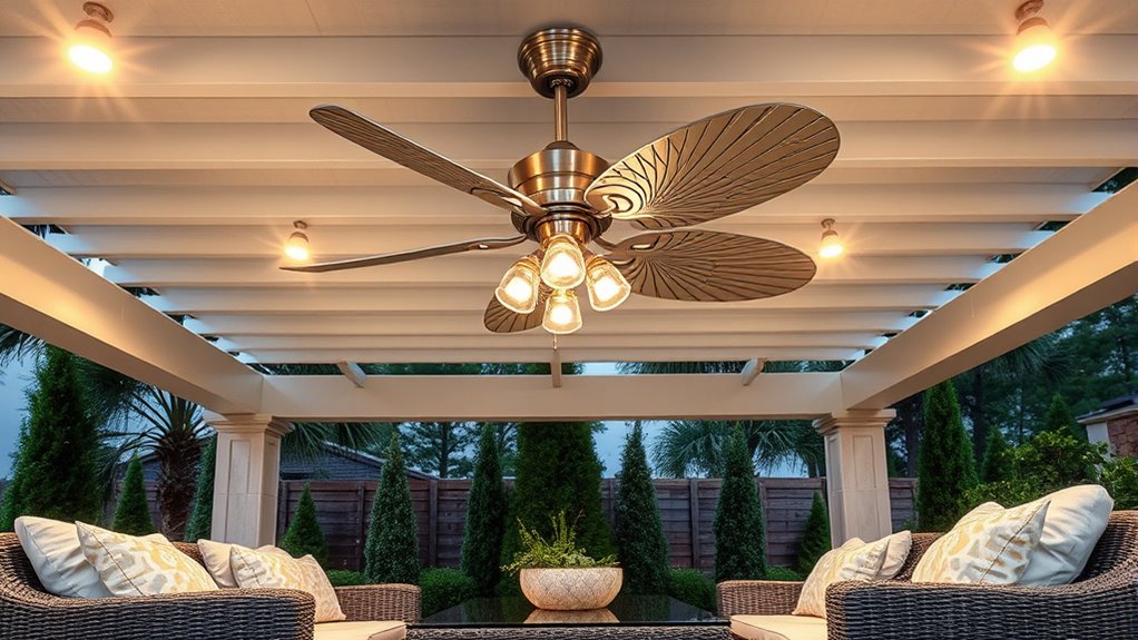 luxury outdoor ceiling fans