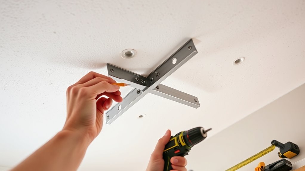 mark ceiling joists precisely