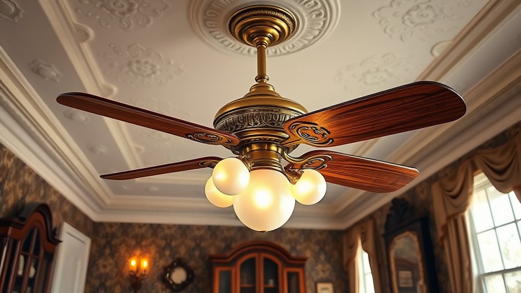 matching vintage fan styles