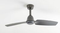 modern minimalist gunmetal fans