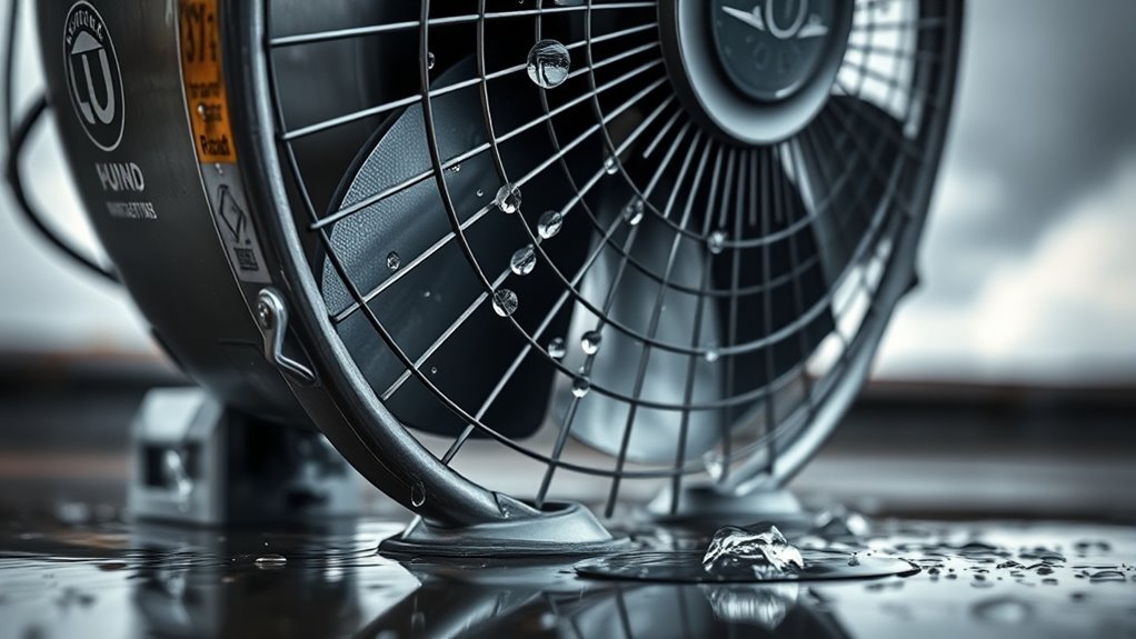 moisture resistant fan ratings