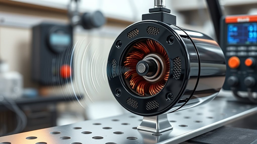 motor noise varies with conditions