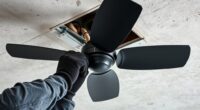 mounting fan on concrete