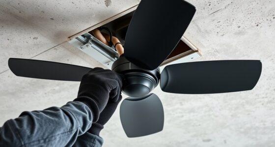mounting fan on concrete