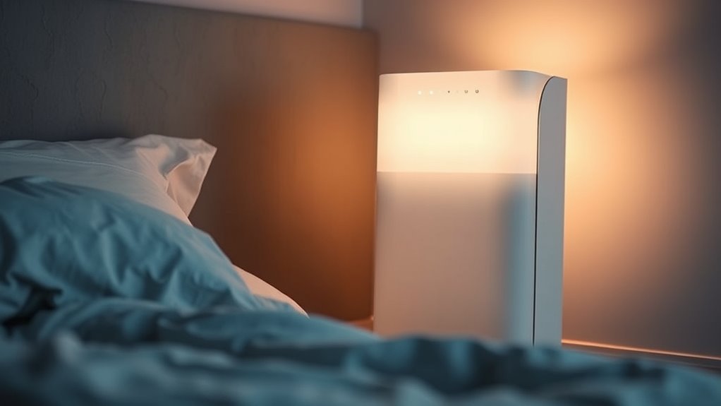 night light air purifier features