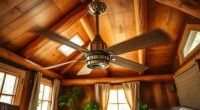 off grid cabin ceiling fans