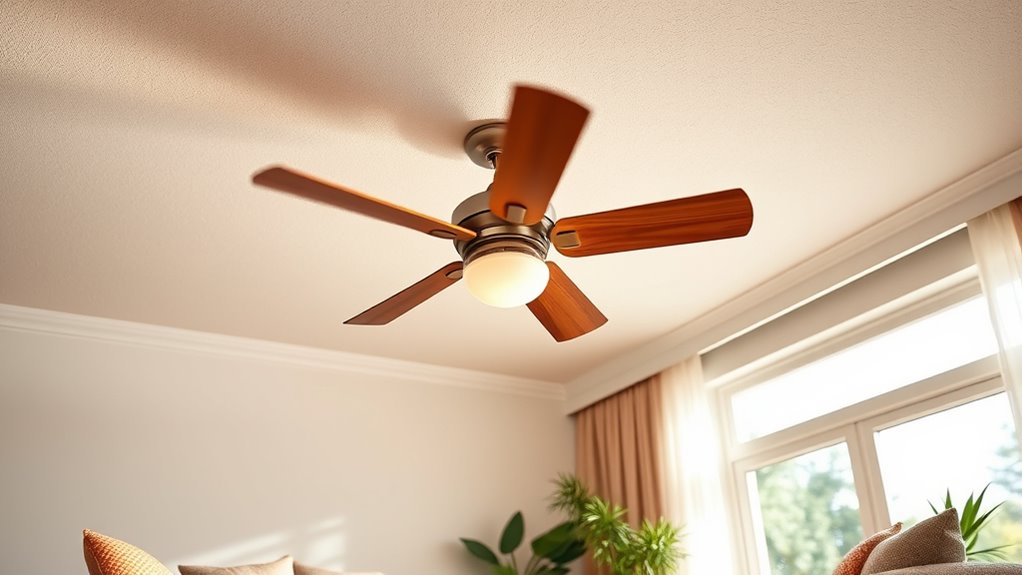 optimal ceiling fan conditions
