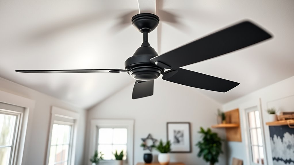 optimal fan placement height