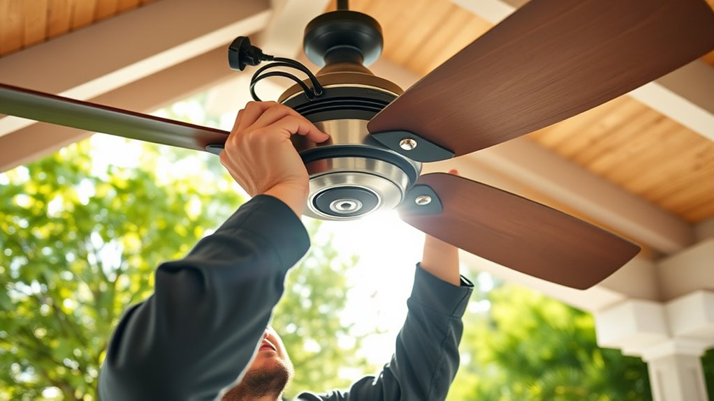 outdoor fan durability and features