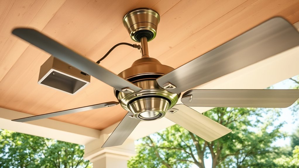 outdoor fan installation codes