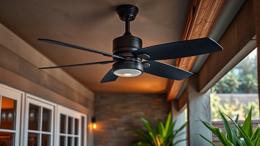 outdoor low ceiling fans