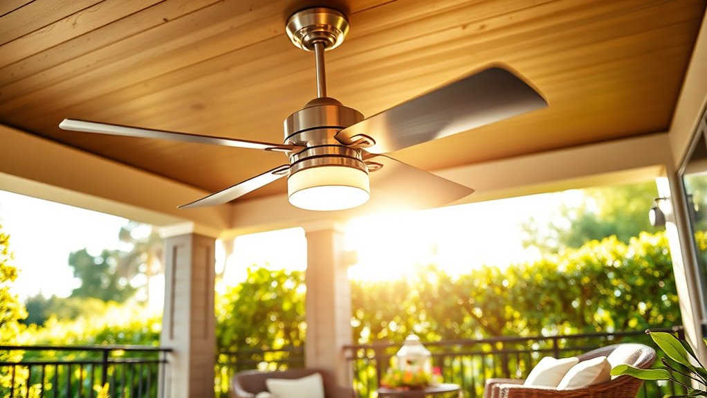 outdoor patio ceiling fan factors