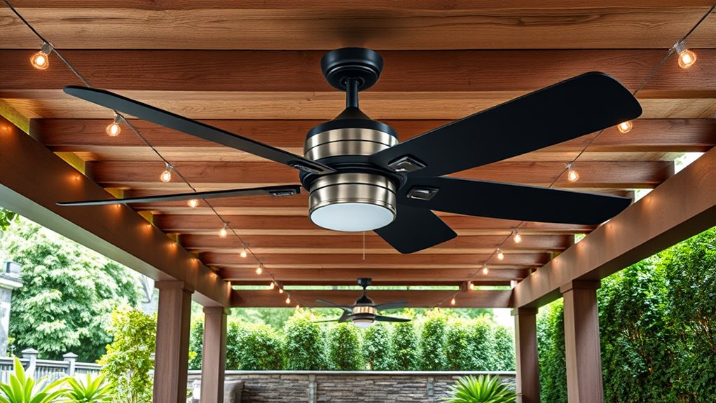 outdoor weather resistant smart fan