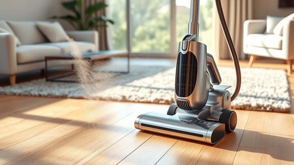powerful suction and filtration