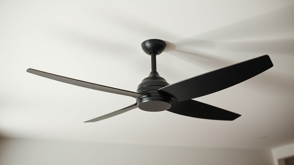 quiet motor and blade design