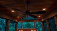 quiet screened porch fans