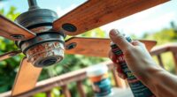rust prevention for outdoor fans