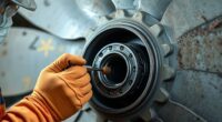 safe fan bearing lubrication