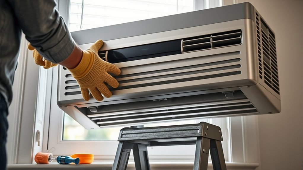 safe window ac removal