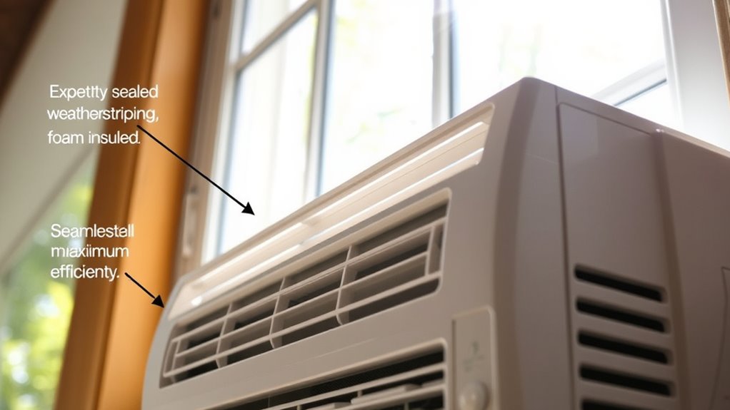 seal window air conditioners