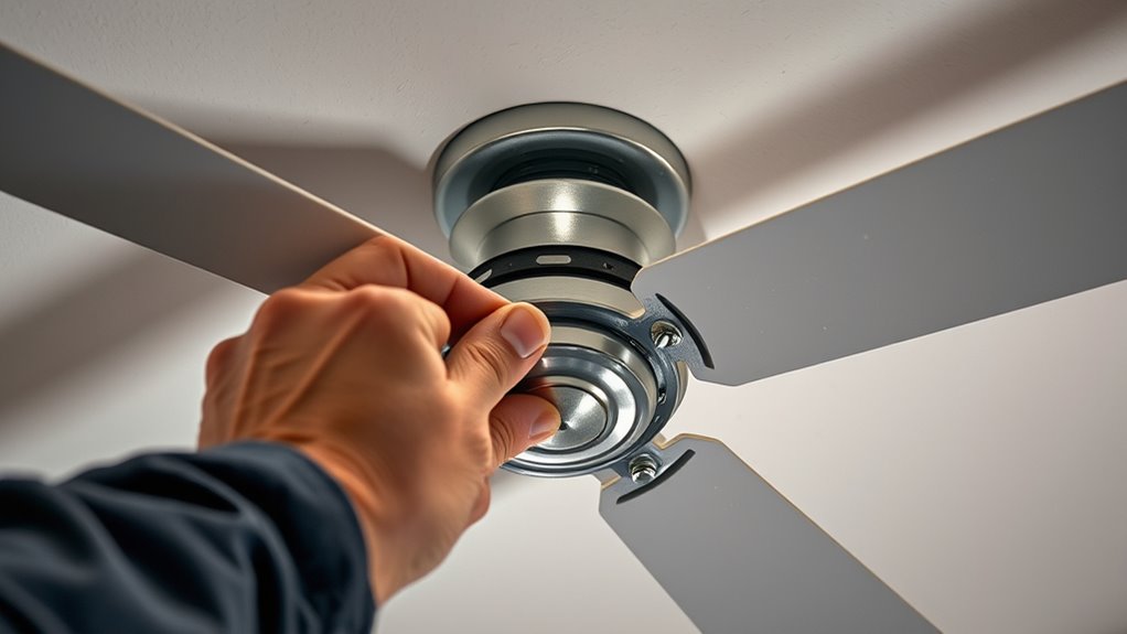 secure ceiling fan bracket