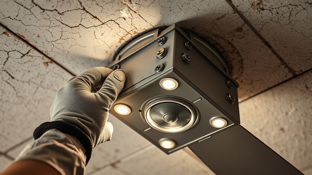 secure fan box properly