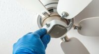 secure fan mounts properly