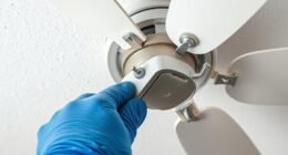 secure fan mounts properly