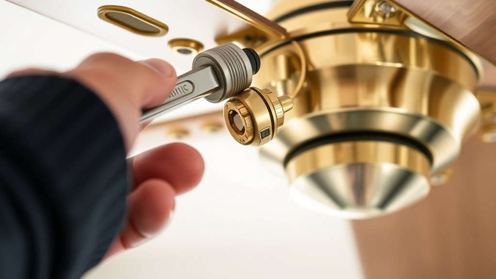 secure level fan installation