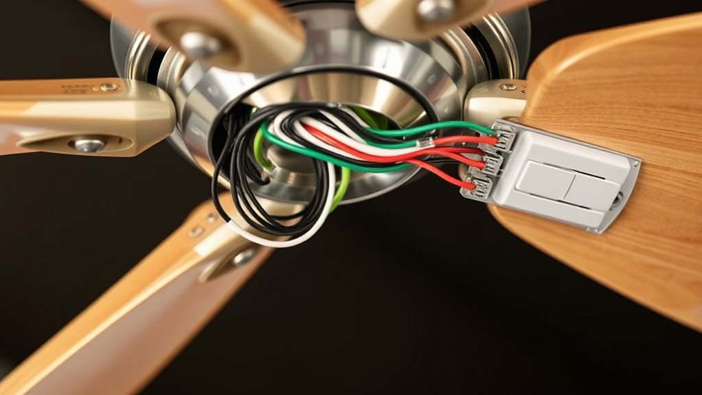 separate switches control fan