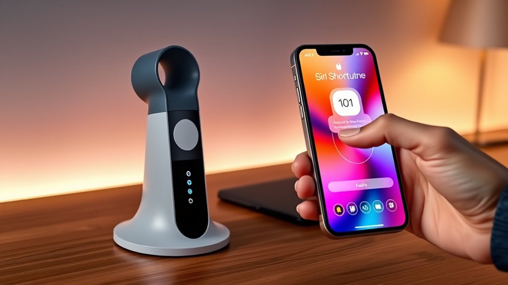 set up fan with shortcuts