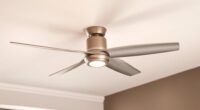 stylish 44 inch flush mount fans