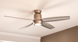 stylish 44 inch flush mount fans