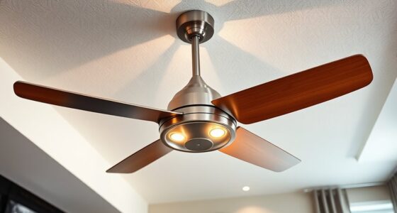 stylish dual light ceiling fans