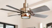stylish dual metal ceiling fans