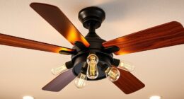 stylish edison bulb fans