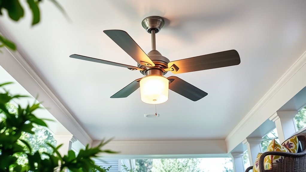 stylish porch ceiling fans