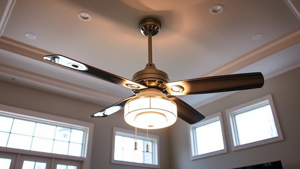 stylish remote controlled ceiling fans