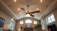 stylish two story ceiling fans