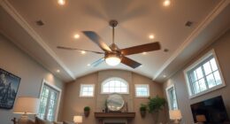 stylish two story ceiling fans