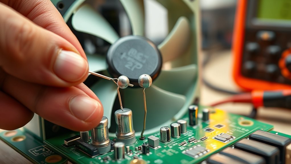test fan for proper operation