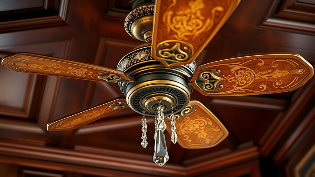 top antique brass ceiling fans