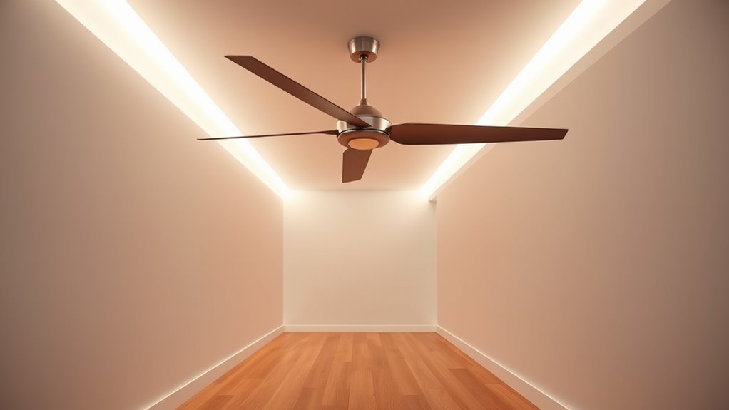top ceiling fans for narrow rooms