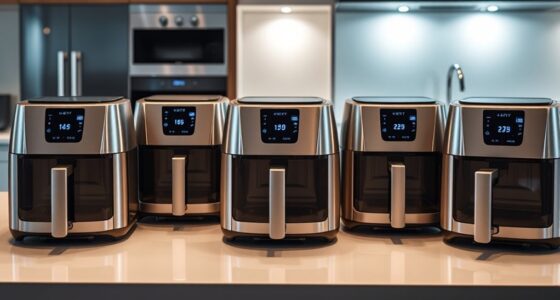 top double door air fryers