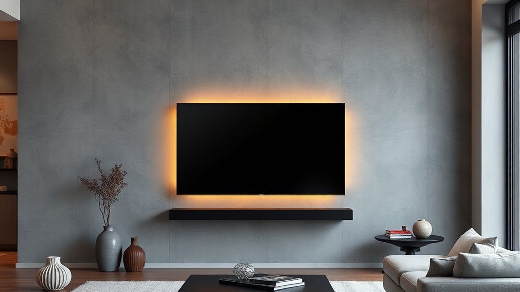 top floating tv mounts