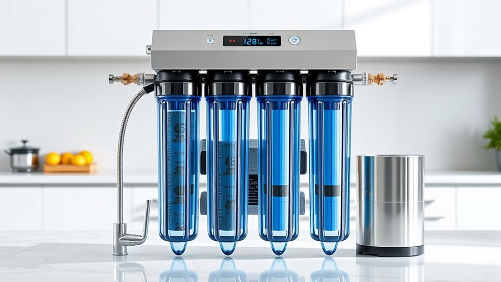 top four stage ro filters