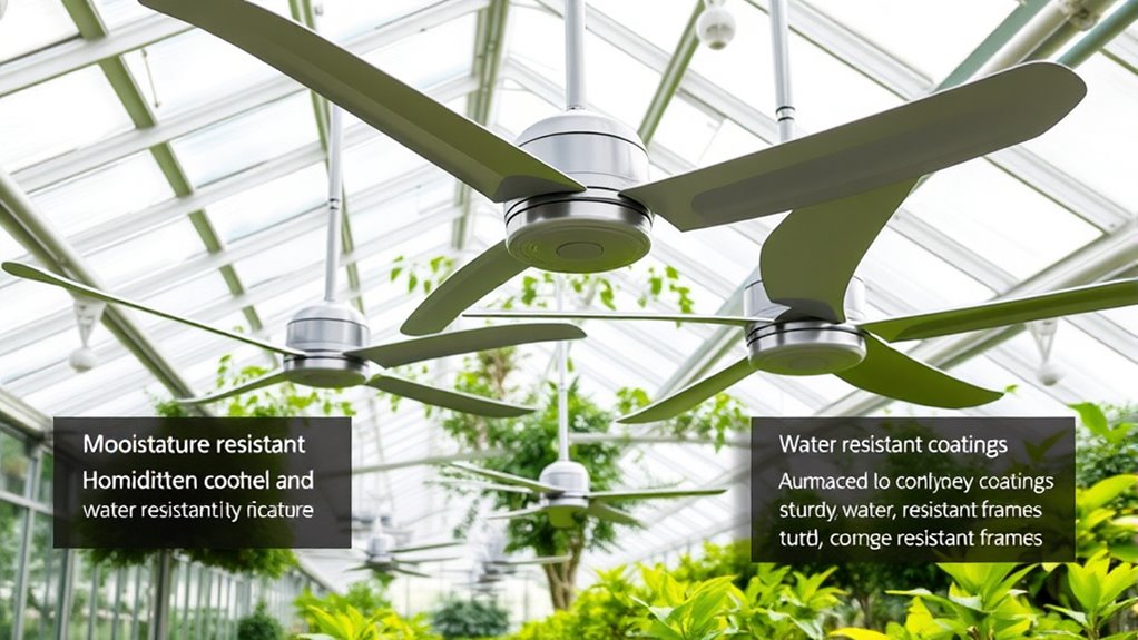 top greenhouse ceiling fans